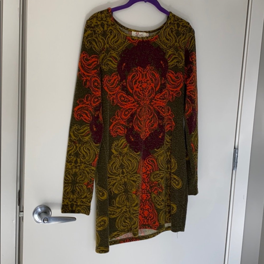 Long sleeve fall dress